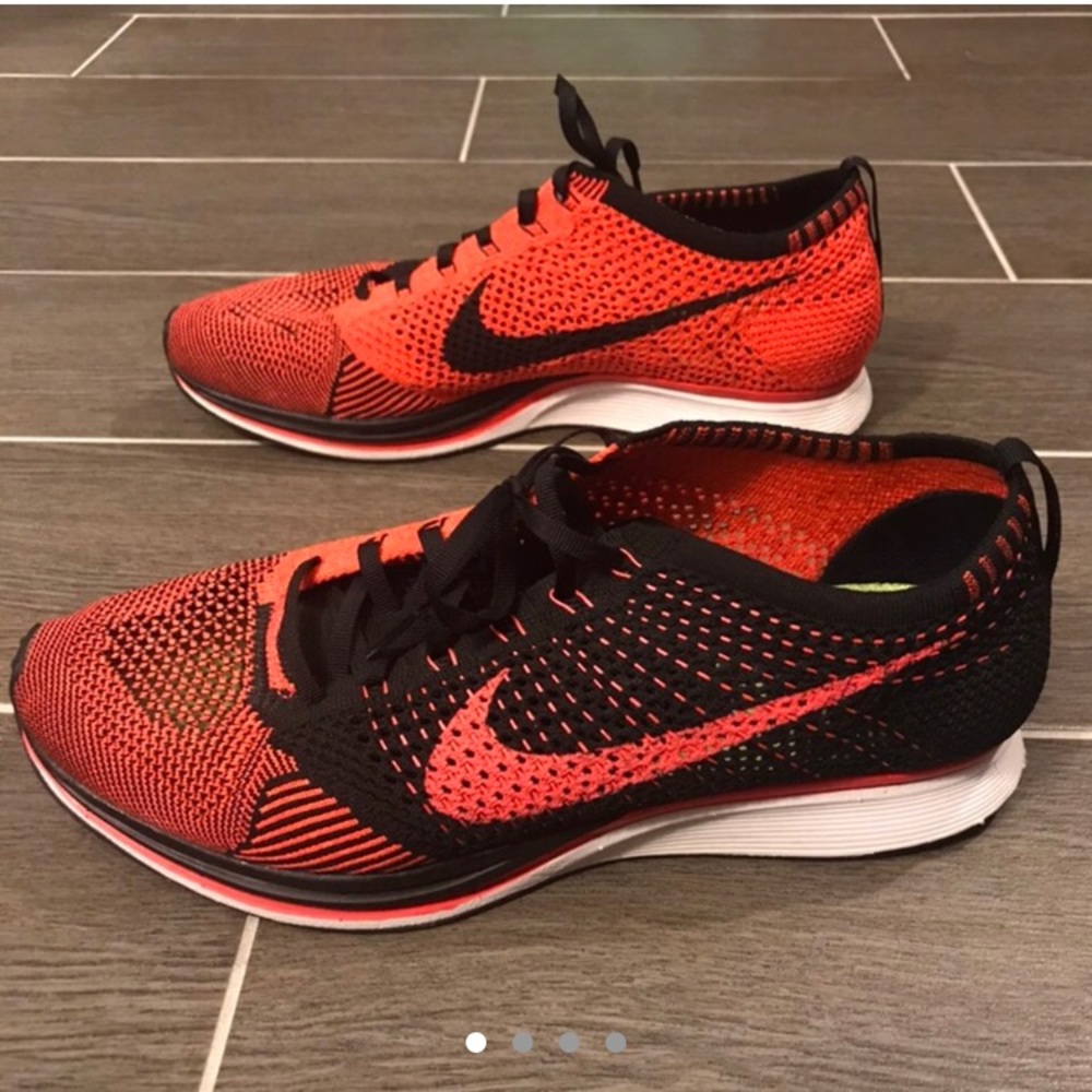 Nike Flyknit Racer Black Red